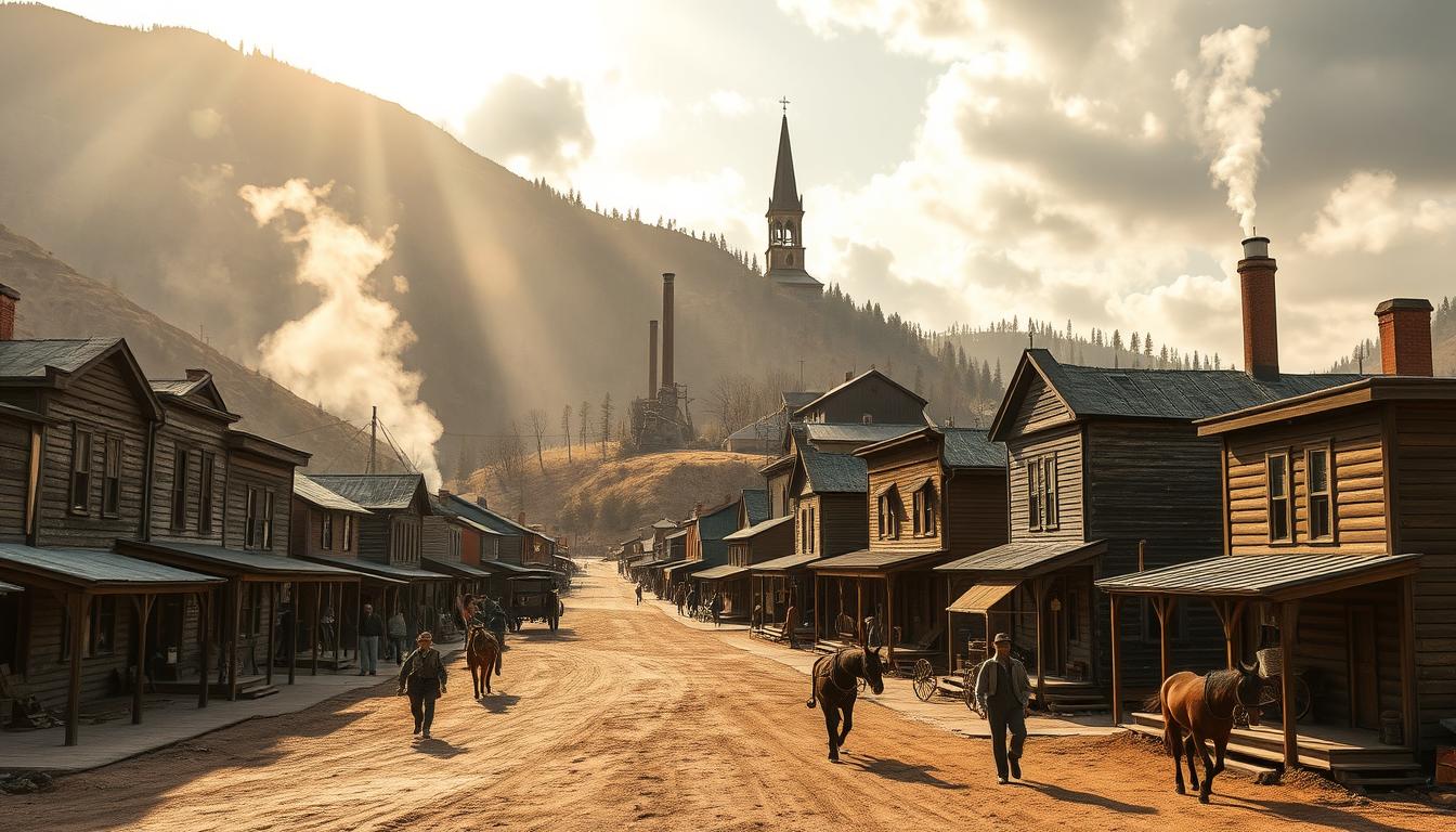 19th century mining town