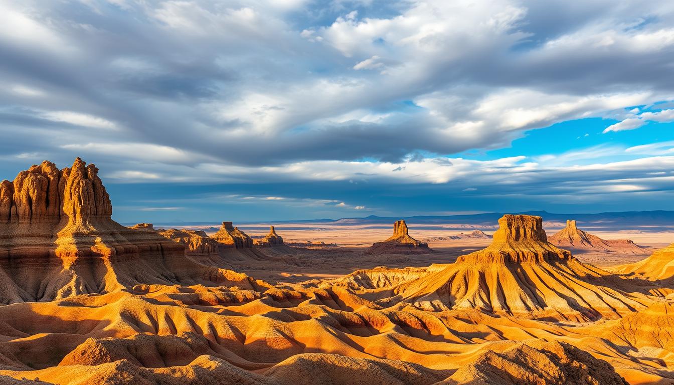 Badlands National Park rock formations
