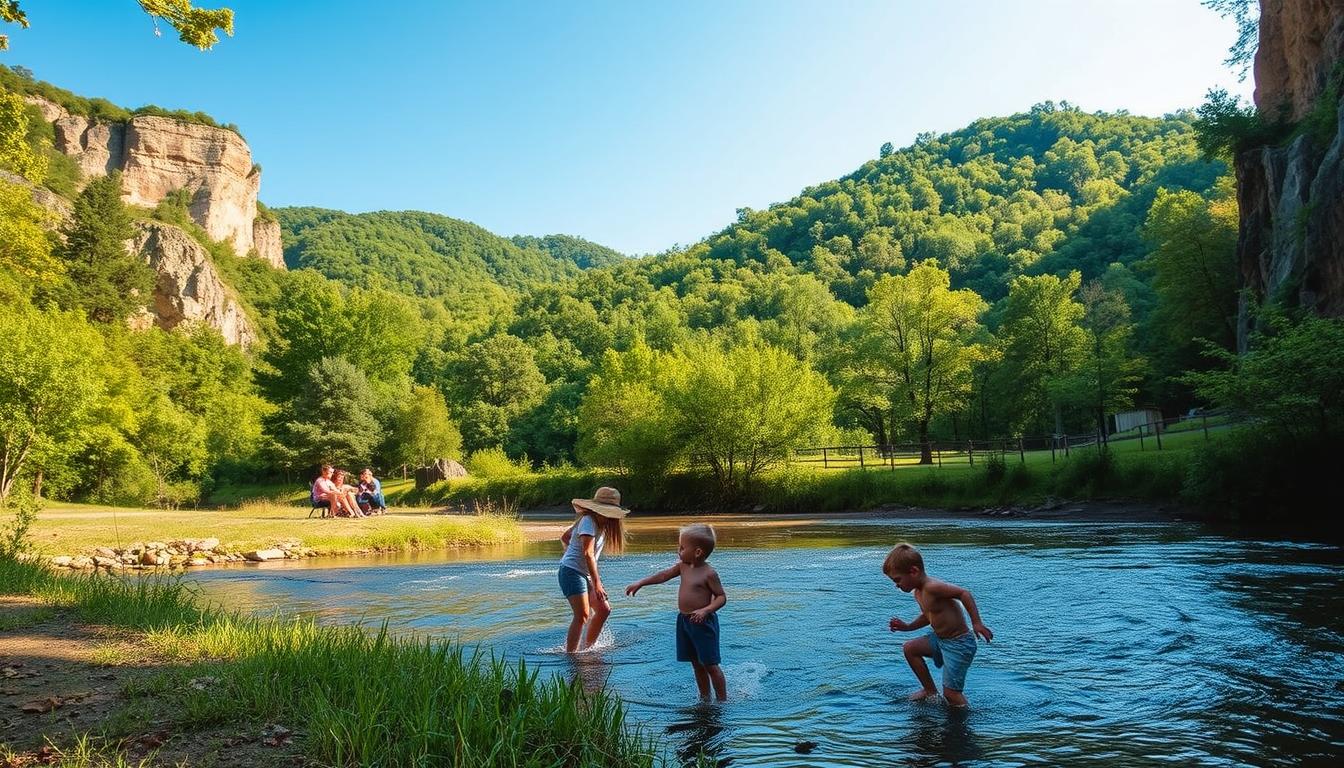 Echo Bluff State Park family-friendly activities