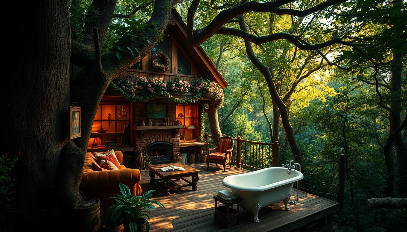 Enchanted Forest Treehouse amenities