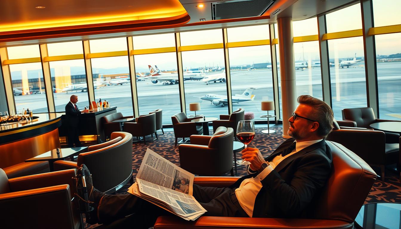 First class airport experience