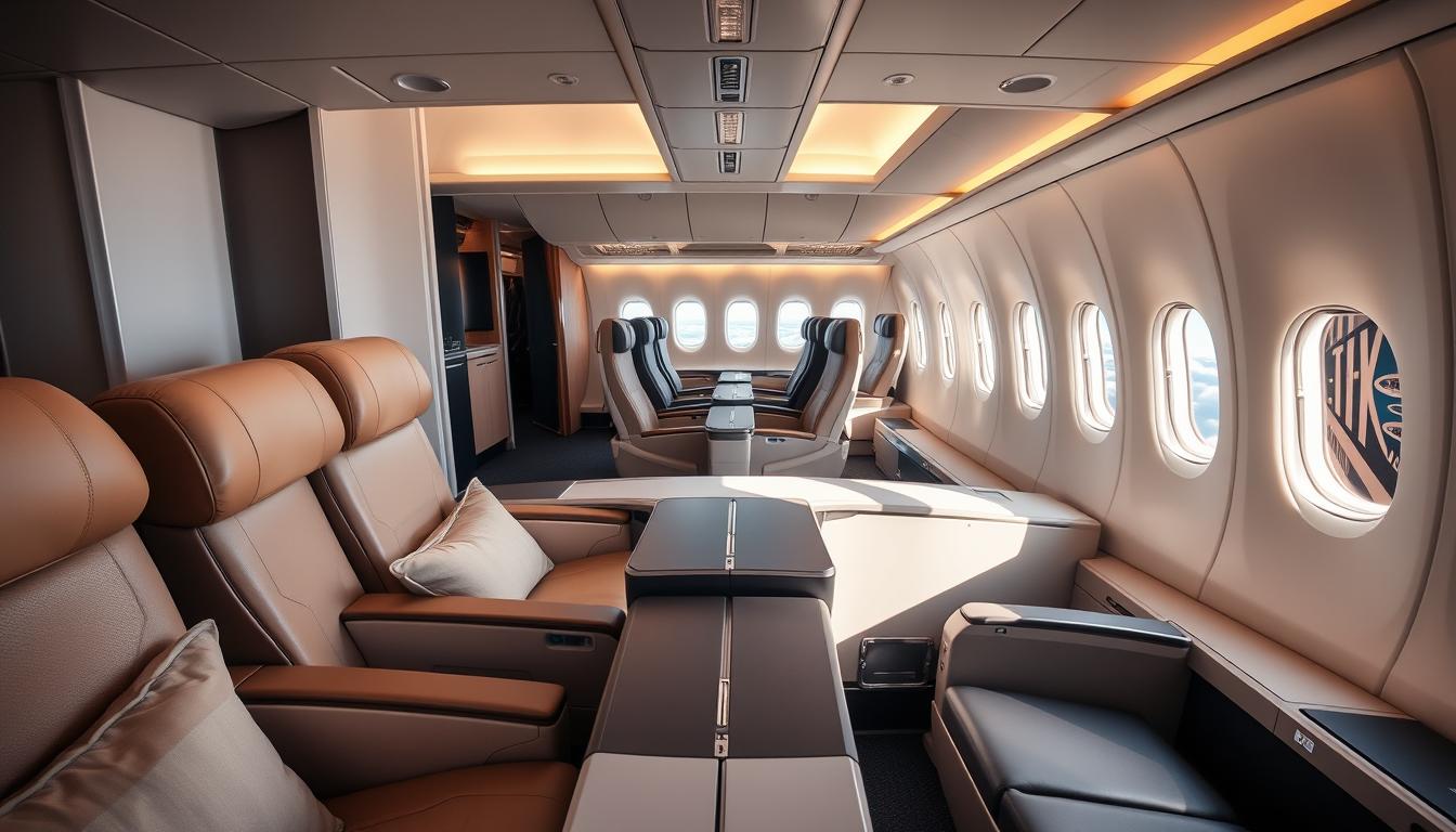 First class comparison across airlines