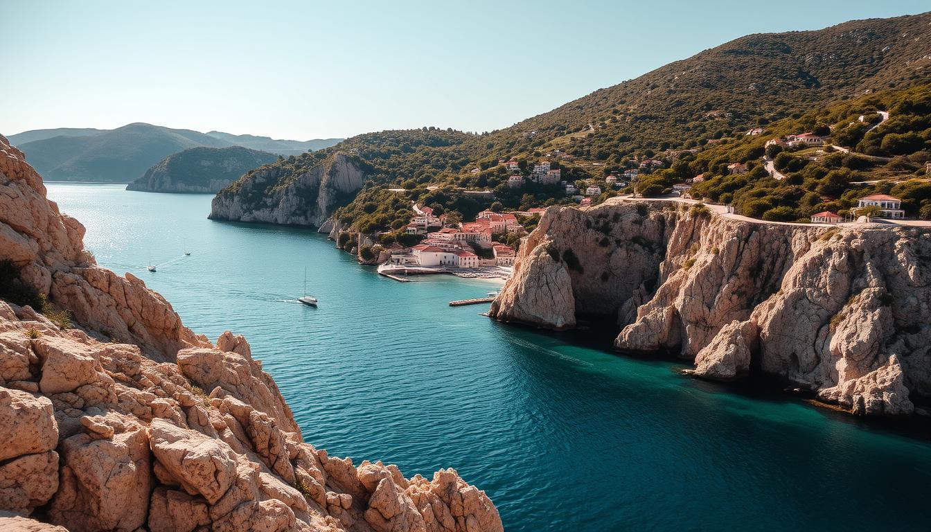 Lastovo Island coastline