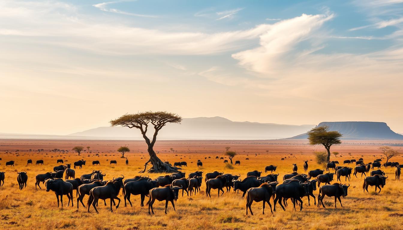 Majestic Serengeti national park