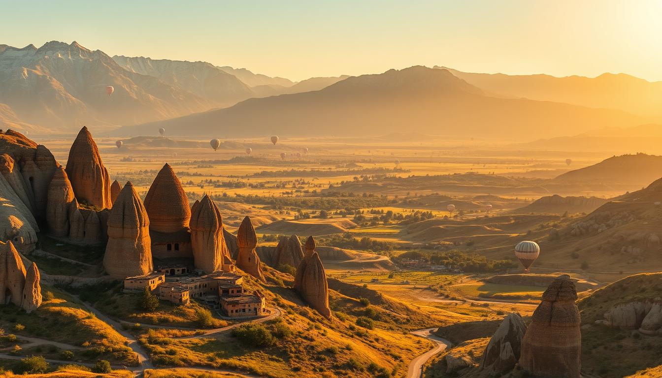 Mystical views of Cappadocia