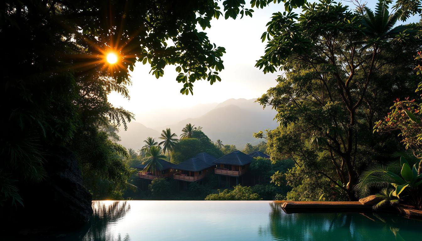 Rainforest hotel villas