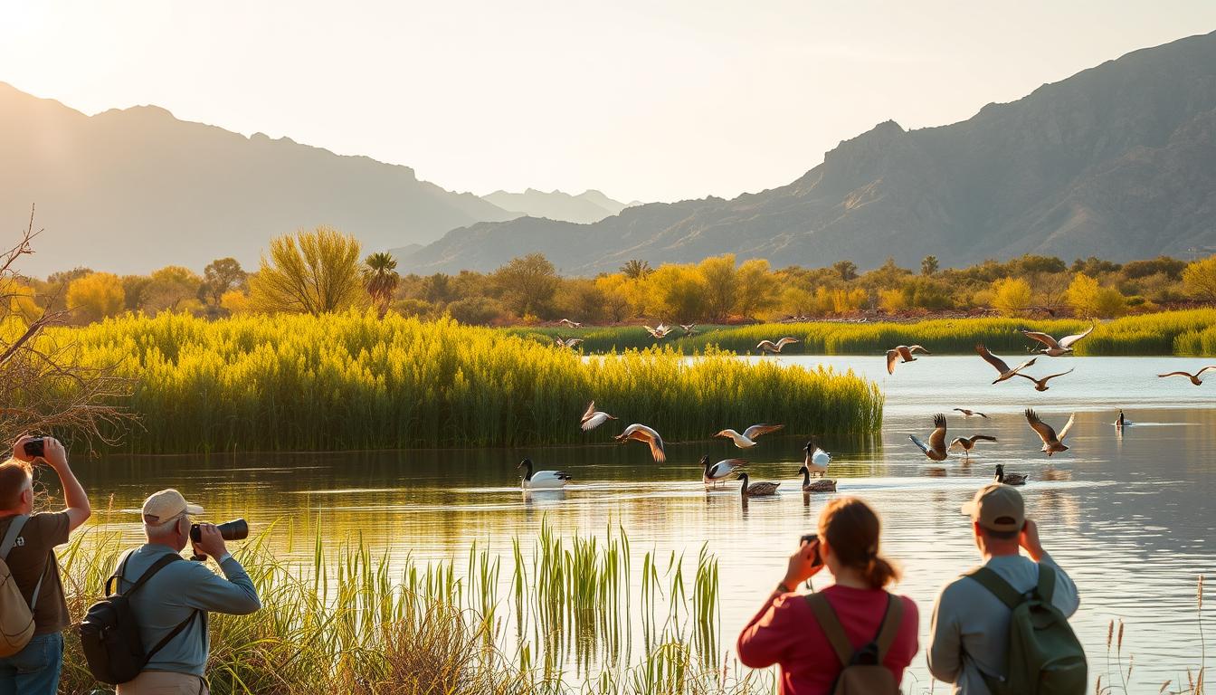 Roper Lake bird watching