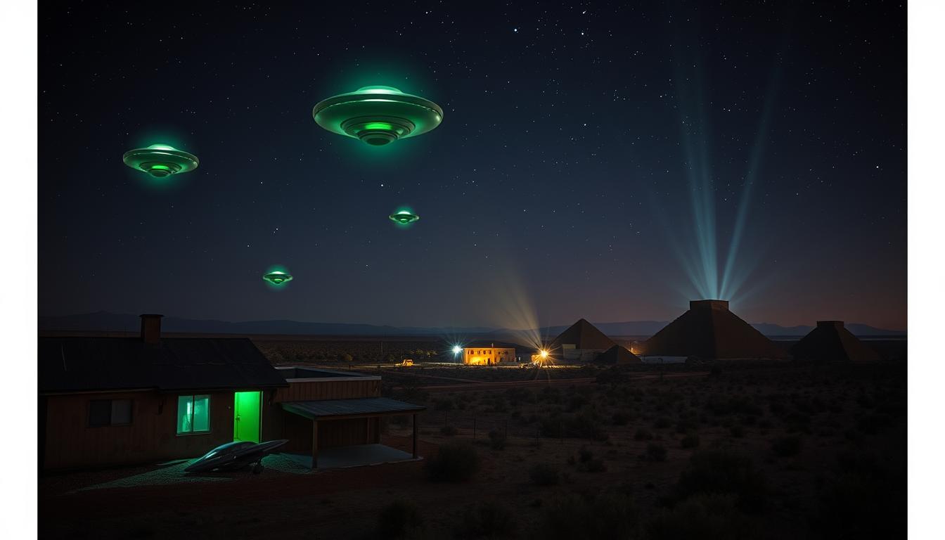 Roswell and Aztec UFO hotspots