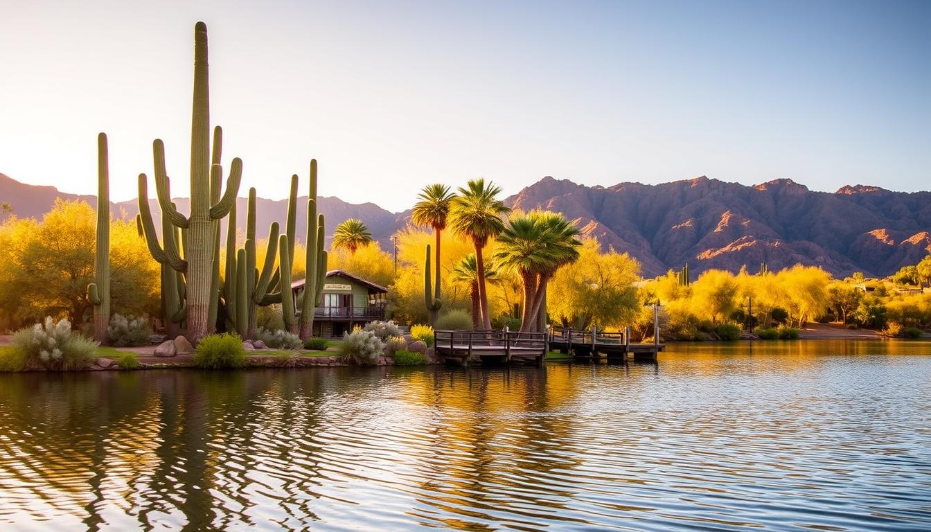 Saguaro Lake Ranch waterside setting
