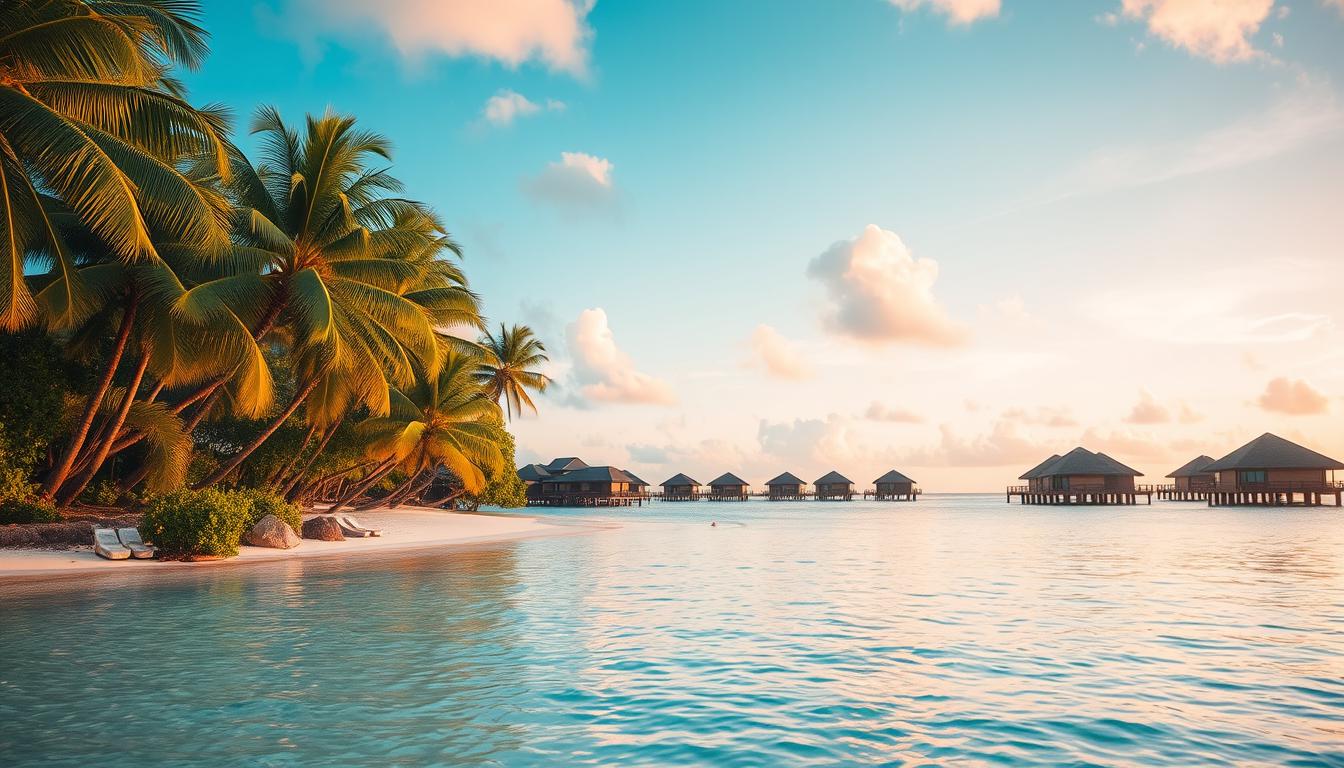 Serene Maldives islands
