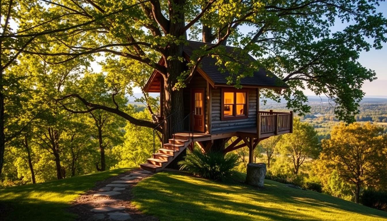 The Cottage Treehouses Near Hermann
