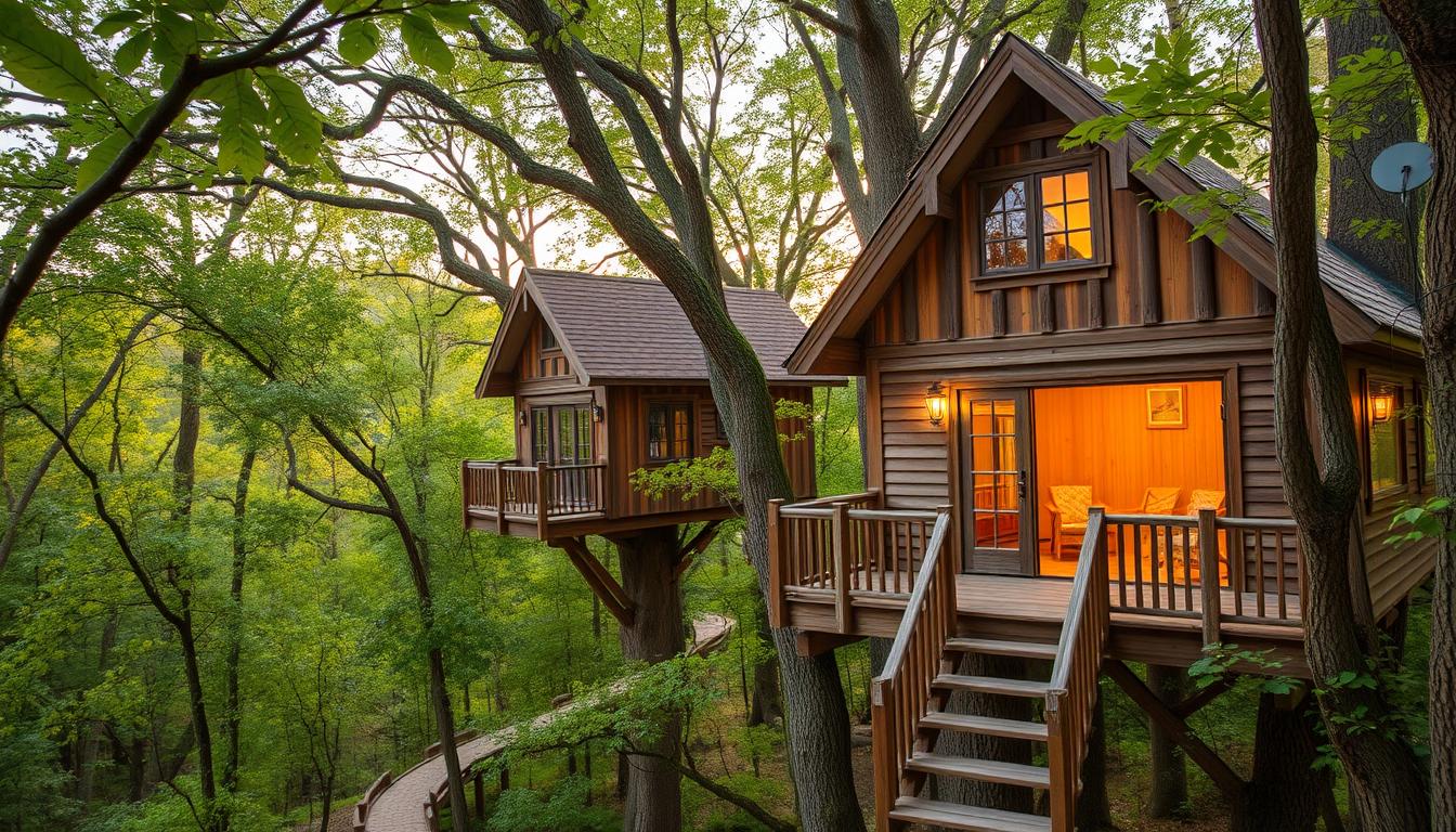 The Cottage adult-size treehouses
