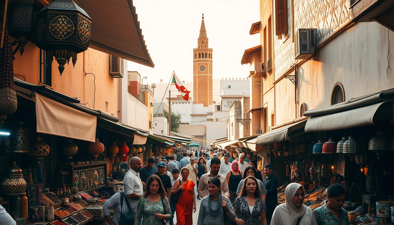 Vibrant streets of Marrakech