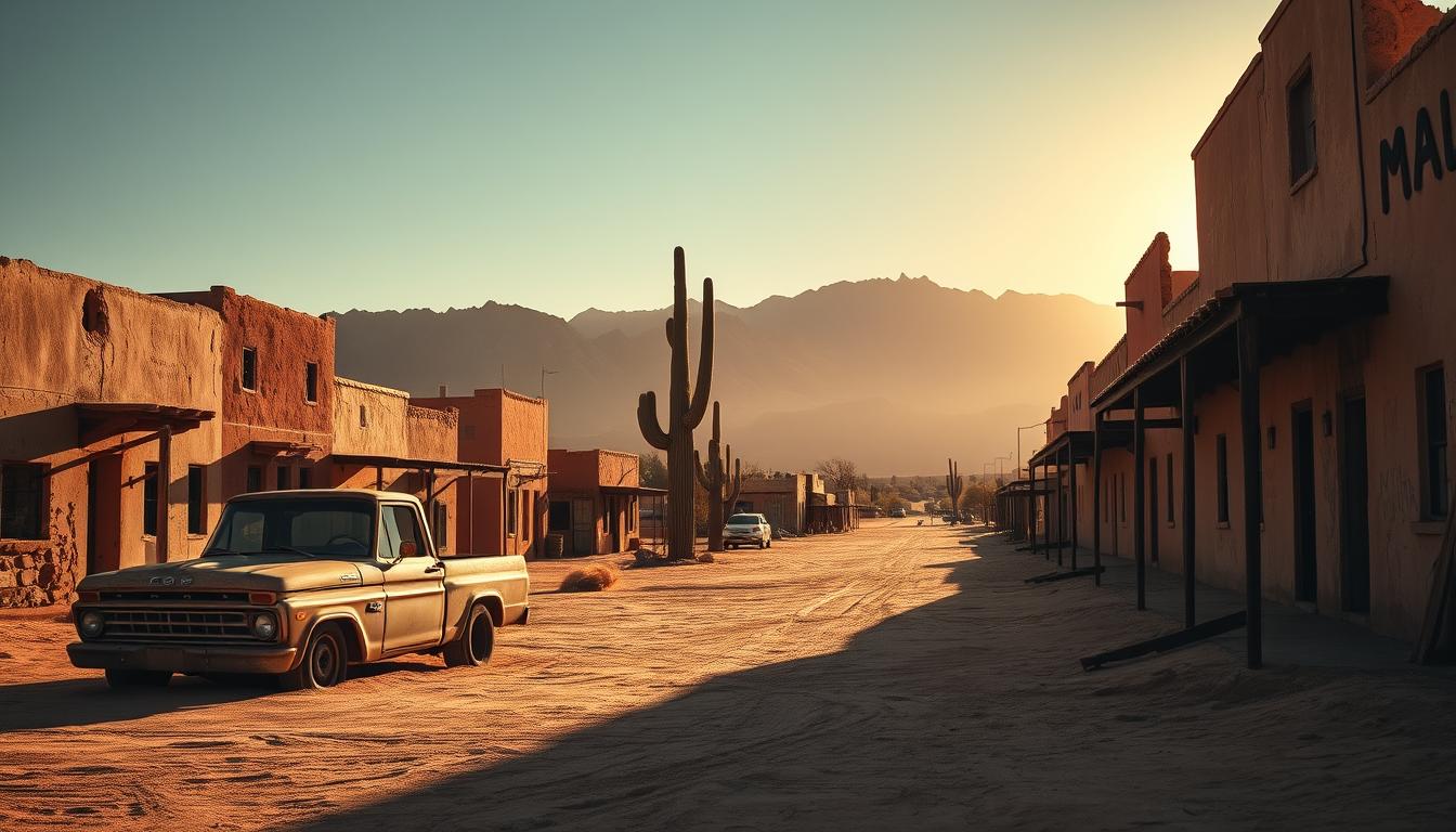 ghost town landscape