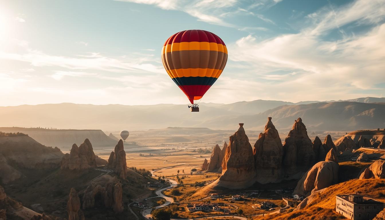 hot air ballooning in Cappadocia