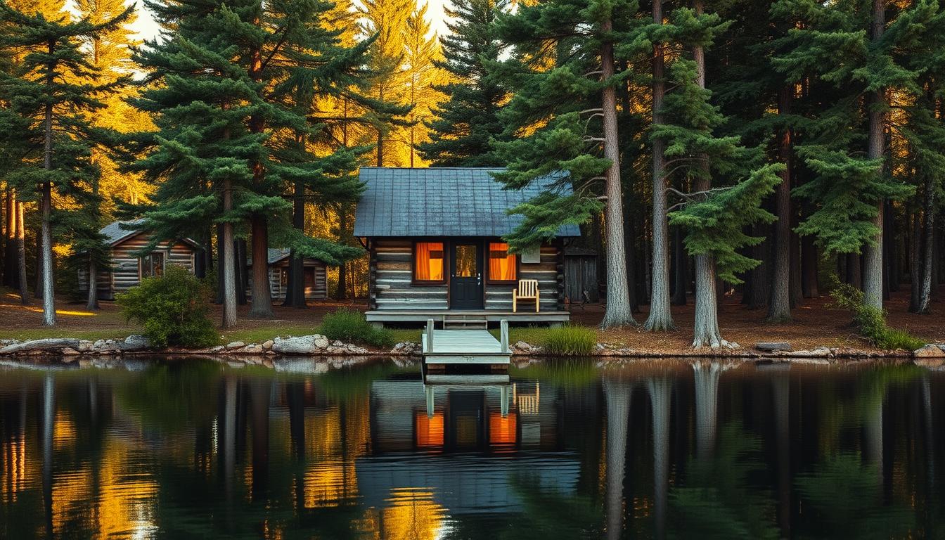 lakeside cabin rentals in Michigan