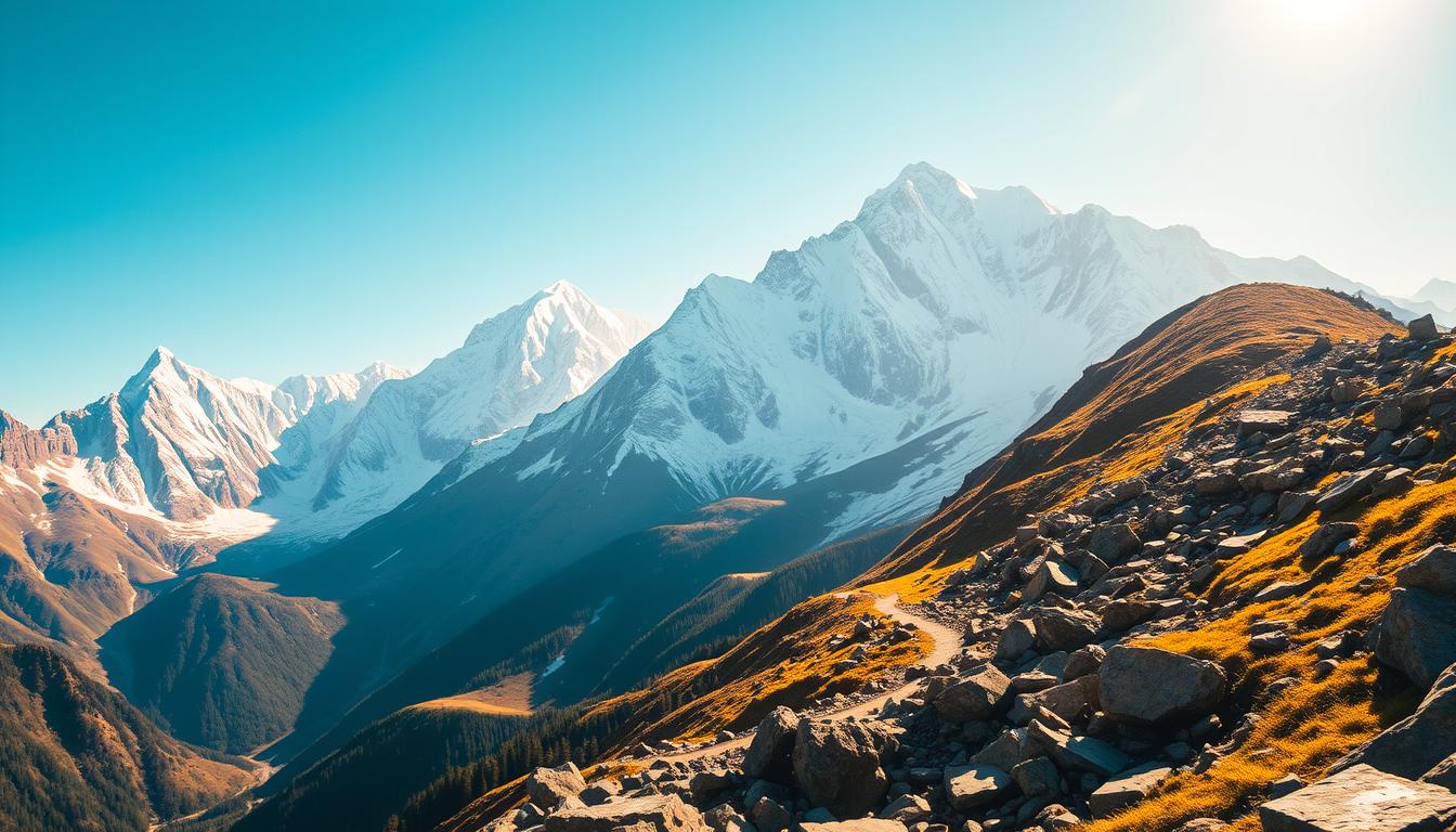 mountain views in Nepal