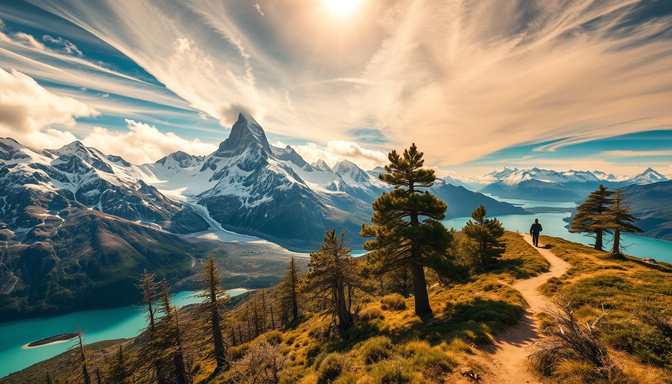 mountain views in Patagonia
