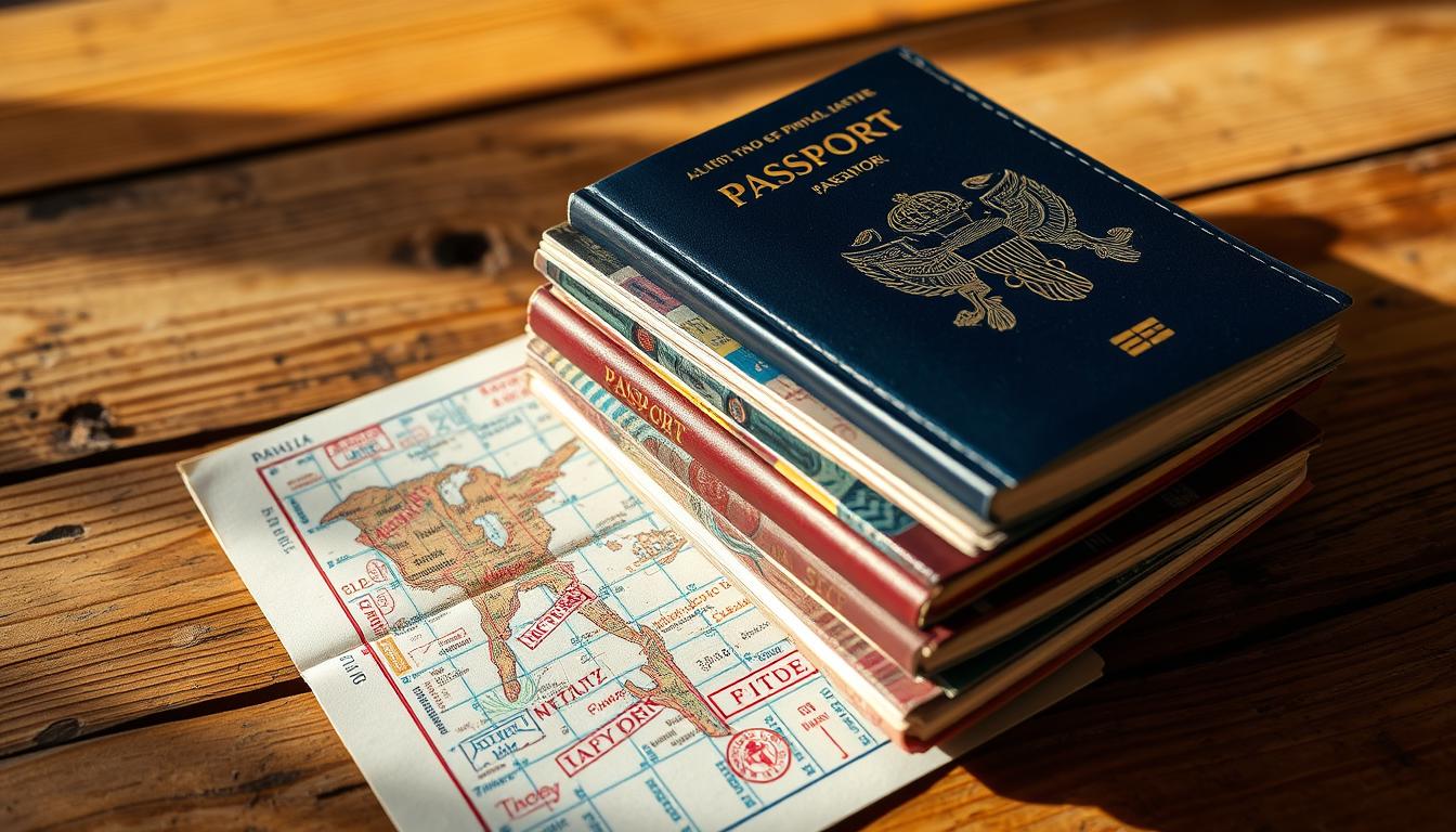 passport stamps