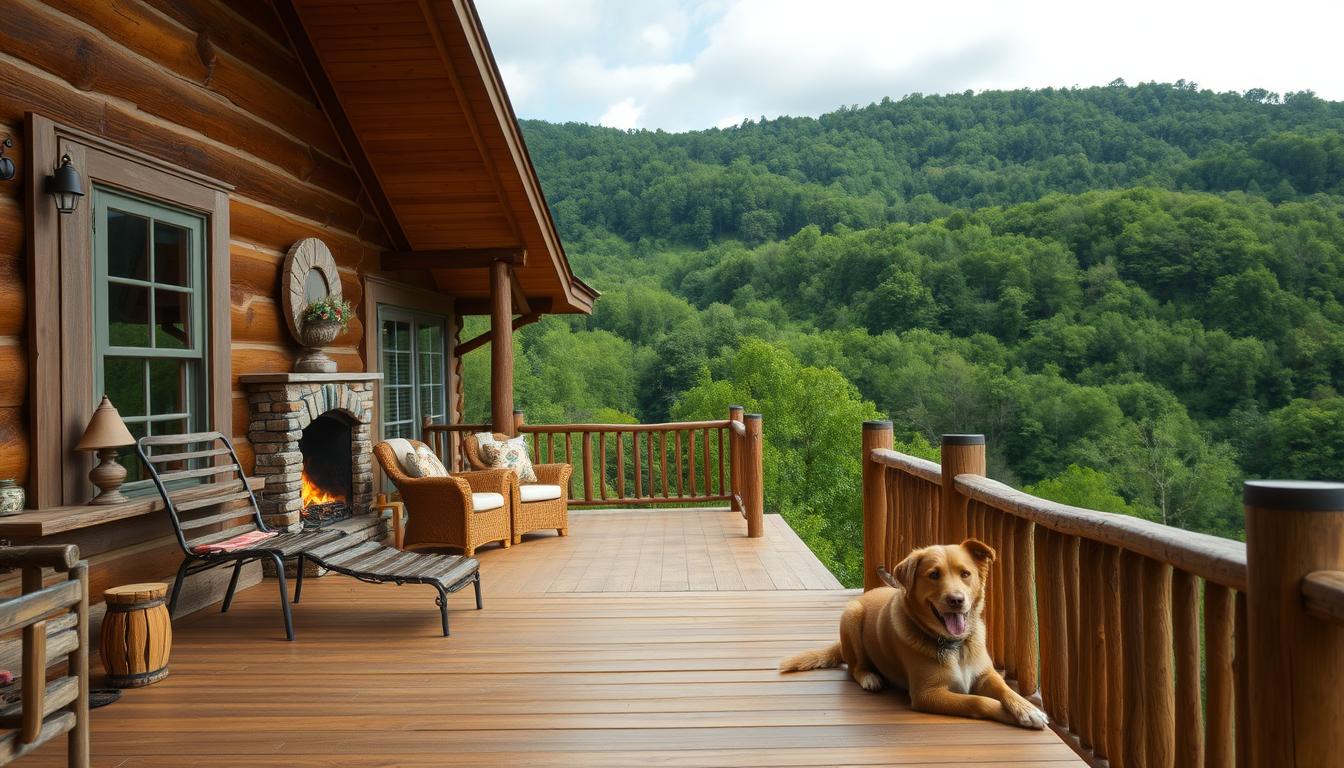 pet-friendly cabin in Kentucky