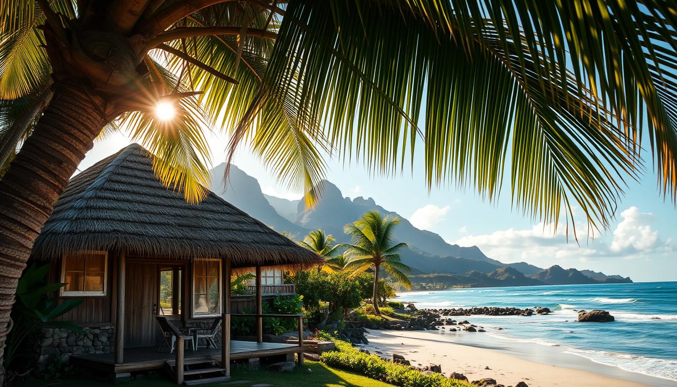 rustic Hawaiian island stay