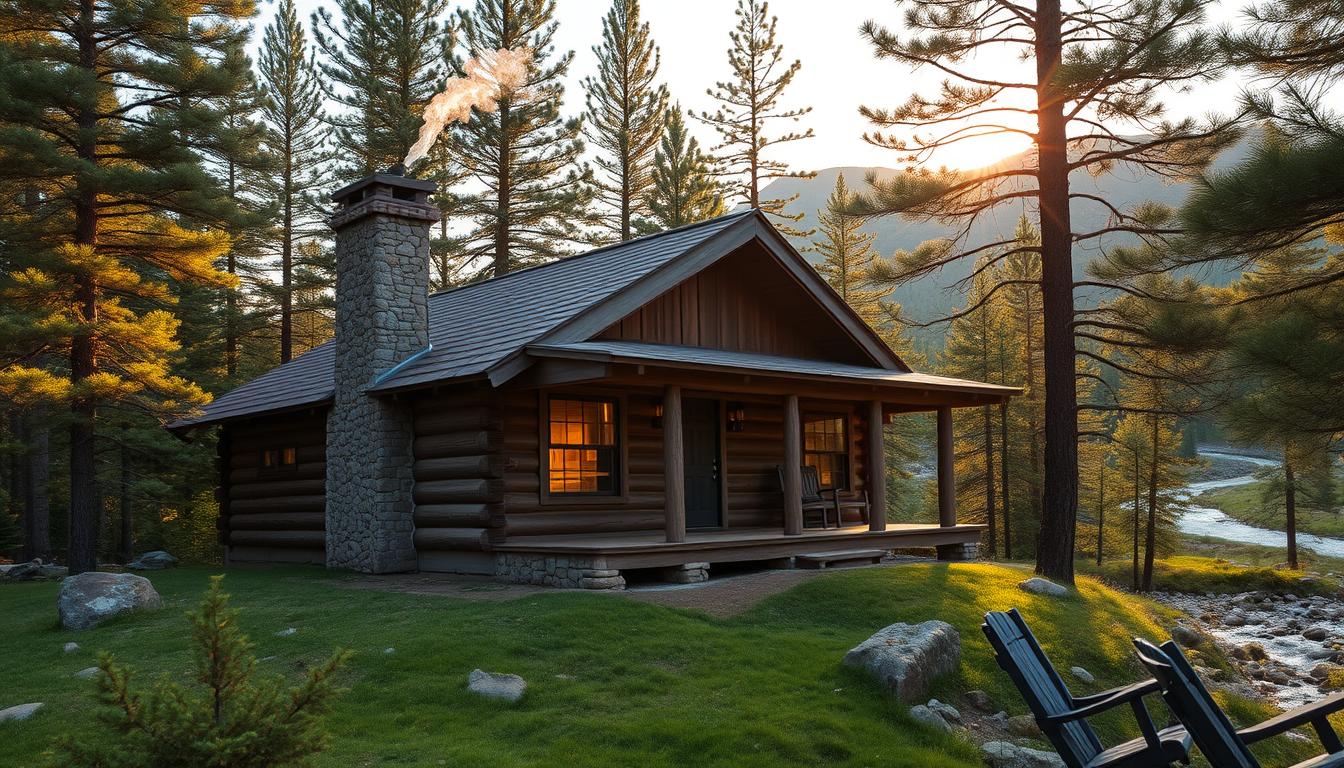 rustic mountain retreat cabin