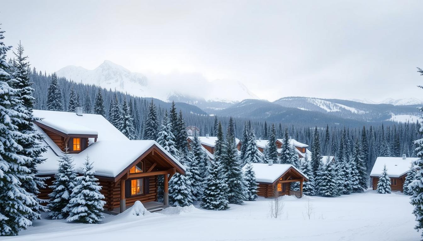 winter cabins