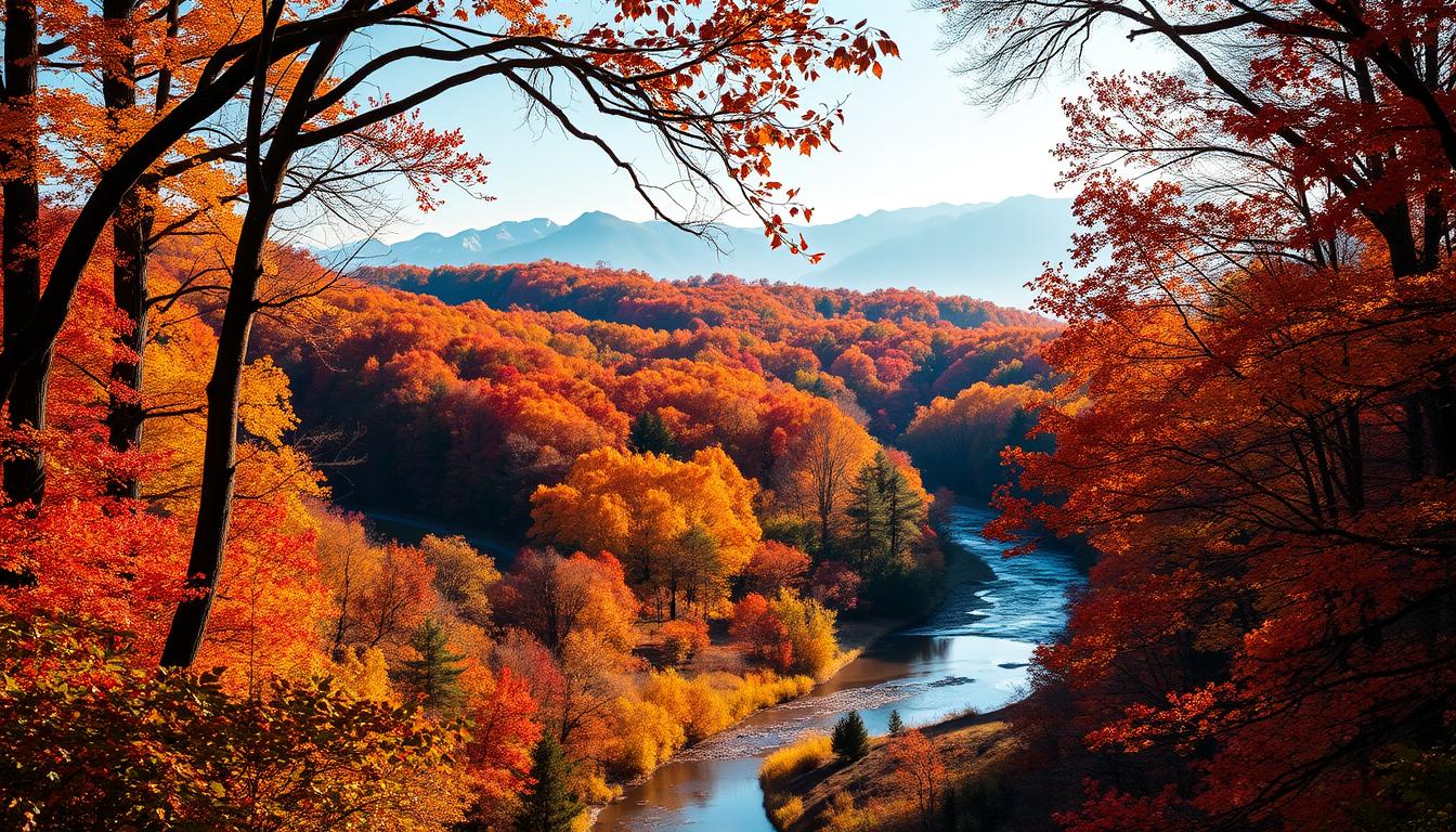 Georgias best Fall Foliage Views With Waterfalls