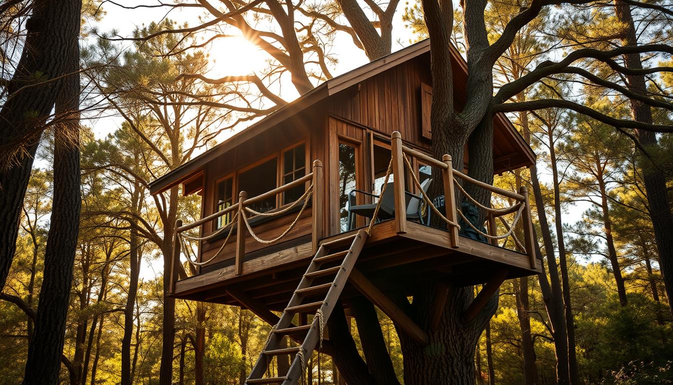 Treehouse Retreats in East Texas (TX) Pine Forests