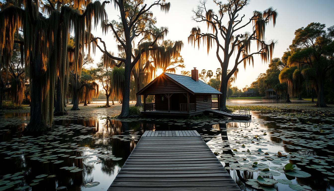 Bayou Backdrops and Romantic Getaways in Louisiana Cabins