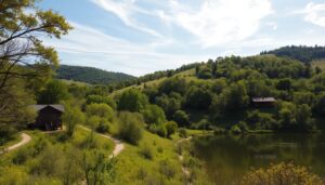 Cabins in Marble Falls, Texas with Scenic Trails and Sacred Stillness