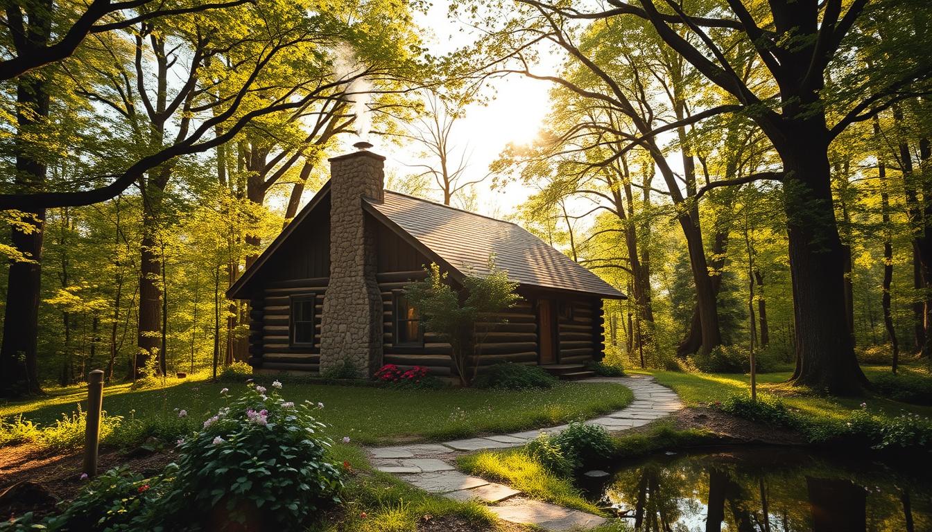 Forest-Filled Romantic Cabin Getaways in Illinois