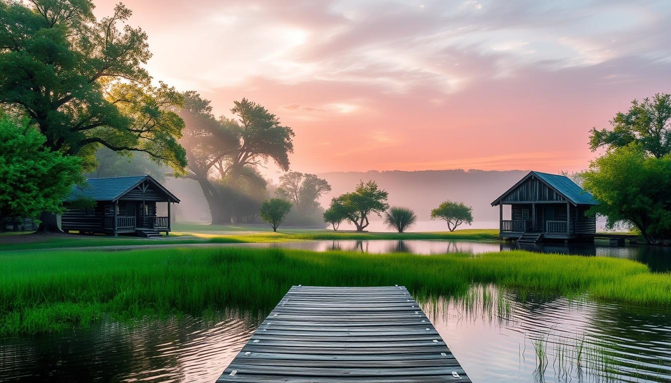 Lakefront Cabins in Texas for Sunrise Devotionals and Scenic Solitude