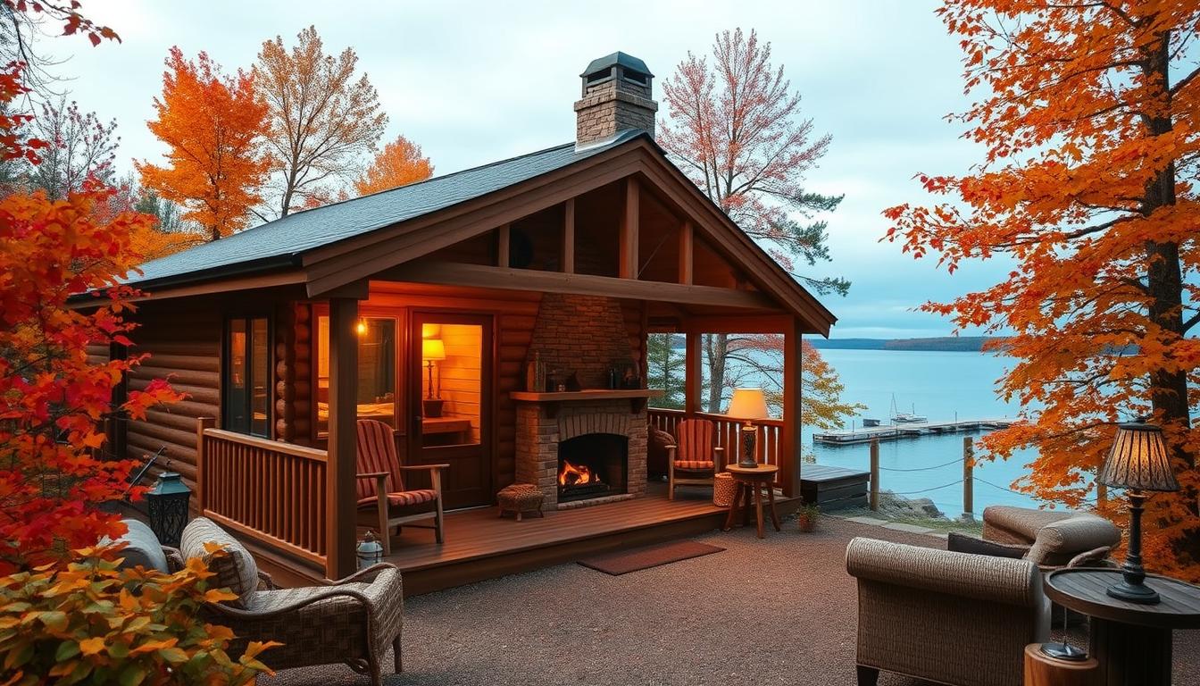 Lakeside Peace and Fall Colors: Romantic Getaways in Michigan Cabins