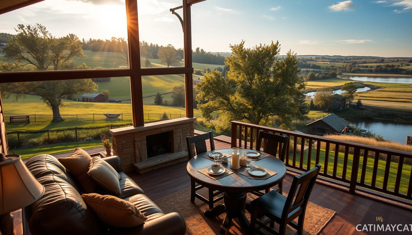 Quiet Countryside Cabin Retreats in Iowa for Romantic Getaways