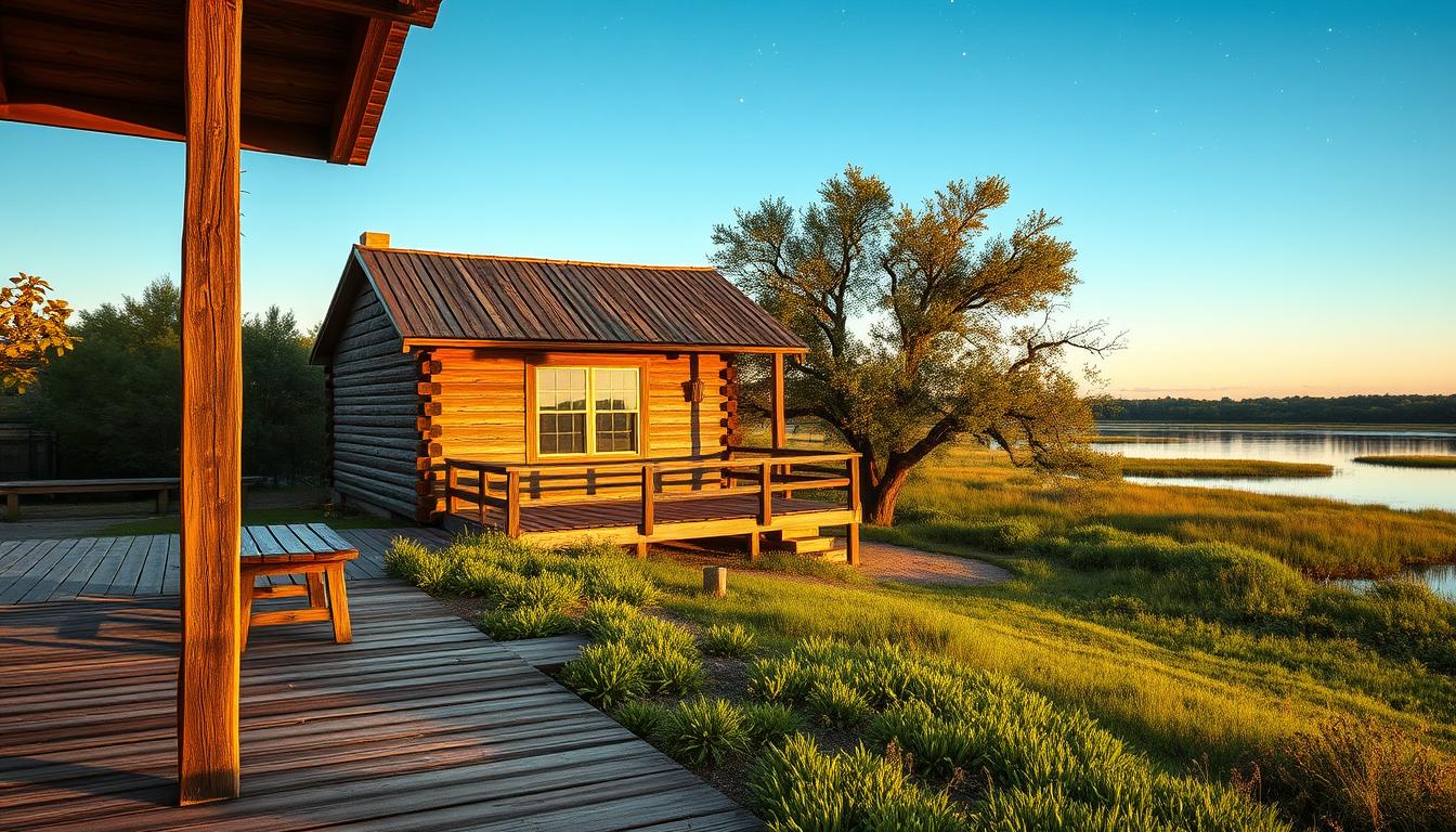 Riverfront Cabin Rentals in Texas for Morning Prayer and Evening Stars