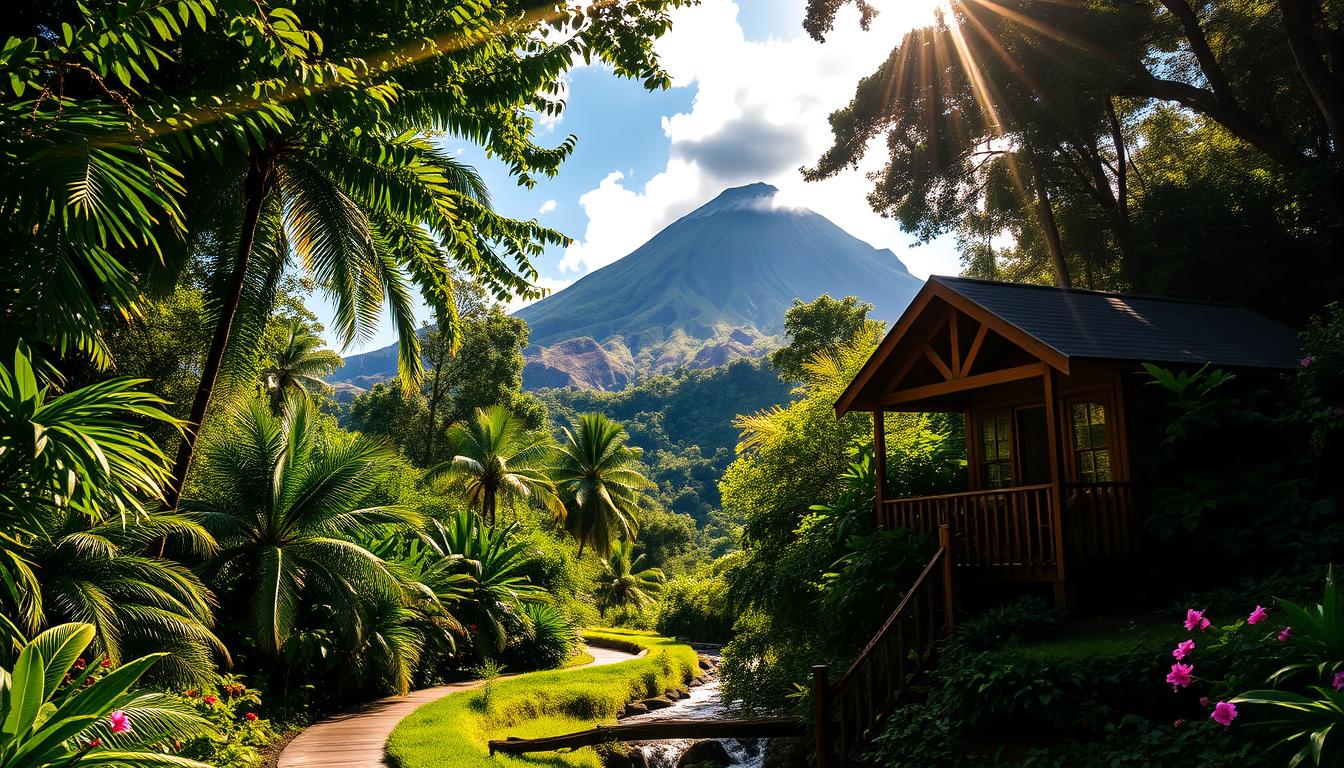 Romantic Cabin Escapes in Hawaii’s Rainforest and Volcano Views